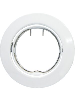 ΣΠΟΤ ΧΩΝΕΥΤΟ ΚΙΝΗΤΟ ΣΤΡΟΓΓΥΛΟ ΛΕΥΚΟ ΜΕΤΑΛΛΙΚΟ ΓΚΡΙ ΣΥΜΒΑΤΙΚΟ 1xGU10 IP20 Φ81mm