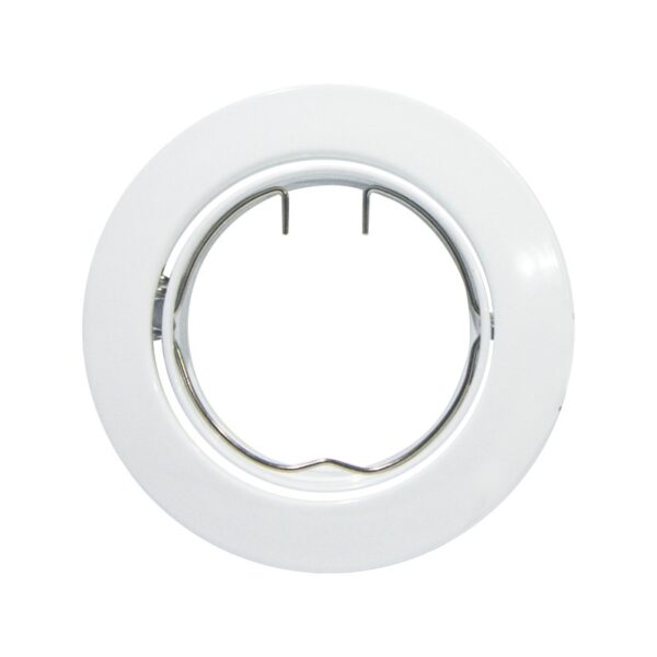 ΣΠΟΤ ΧΩΝΕΥΤΟ ΚΙΝΗΤΟ ΣΤΡΟΓΓΥΛΟ ΛΕΥΚΟ ΜΕΤΑΛΛΙΚΟ ΓΚΡΙ ΣΥΜΒΑΤΙΚΟ 1xGU10 IP20 Φ81mm