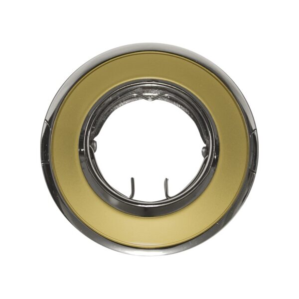 ΣΠΟΤ ΧΩΝΕΥΤΟ ΚΙΝΗΤΟ ΣΤΡΟΓΓΥΛΟ ΑΤΣΑΛΙ ΧΡΥΣΟ & ΑΣΗΜΙ ΠΕΡΛΕ ΣΥΜΒΑΤΙΚΟ 1xG4 IP20 Φ64mm