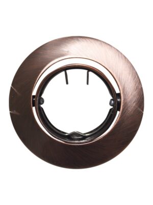 ΣΠΟΤ ΧΩΝΕΥΤΟ ΚΙΝΗΤΟ ΣΤΡΟΓΓΥΛΟ ΑΤΣΑΛΙ ΧΑΛΚΙΝΟ ΣΥΜΒΑΤΙΚΟ 1xG4 IP20 Φ64mm