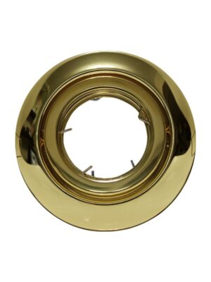 ΣΠΟΤ ΧΩΝΕΥΤΟ ΚΙΝΗΤΟ ΣΤΡΟΓΓΥΛΟ ΑΤΣΑΛΙ ΧΡΥΣΟ ΣΥΜΒΑΤΙΚΟ 1xGU10 IP20 Φ103mm