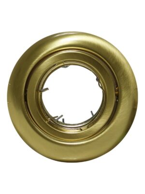 ΣΠΟΤ ΧΩΝΕΥΤΟ ΚΙΝΗΤΟ ΣΤΡΟΓΓΥΛΟ ΑΤΣΑΛΙ ΧΡΥΣΟ ΜΑΤ ΣΥΜΒΑΤΙΚΟ 1xGU10 IP20 Φ103mm