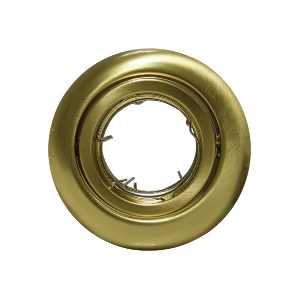 ΣΠΟΤ ΧΩΝΕΥΤΟ ΚΙΝΗΤΟ ΣΤΡΟΓΓΥΛΟ ΑΤΣΑΛΙ ΧΡΥΣΟ ΜΑΤ ΣΥΜΒΑΤΙΚΟ 1xGU10 IP20 Φ103mm