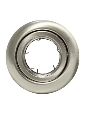 ΣΠΟΤ ΧΩΝΕΥΤΟ ΚΙΝΗΤΟ ΣΤΡΟΓΓΥΛΟ ΑΤΣΑΛΙ ΝΙΚΕΛ ΜΑΤ ΣΥΜΒΑΤΙΚΟ 1xGU10 IP20 Φ103mm