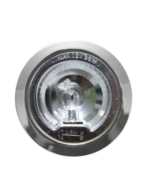 ΣΠΟΤ ΕΠΙΠΛΟΥ ΧΩΝΕΥΤΟ ΣΤΡΟΓΓΥΛΟ ΑΣΤΑΛΙ ΝΙΚΕΛ ΣΥΜΒΑΤΙΚΟ 1xG4  IP20 Φ72x15mm