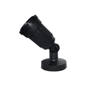 PAR38 - ΣΠΟΤ ΤΟΙΧΟΥ PC ΜΑΥΡΟ ΣΥΜΒΑΤΙΚΟ 1xΕ27 IP54 80x100x220mm