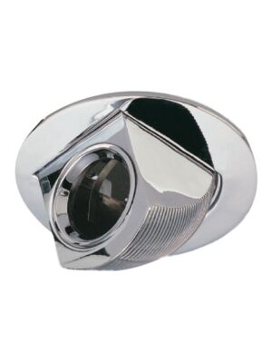 ΣΠΟΤ ΧΩΝΕΥΤΟ ΣΤΡΟΓΓΥΛΟ ΚΙΝΗΤΟ ΑΛΟΥΜΙΝΙΟ ΧΡΩΜΙΟ ΣΥΜΒΑΤΙΚΟ 1xMR16 IP20 Φ80x124mm