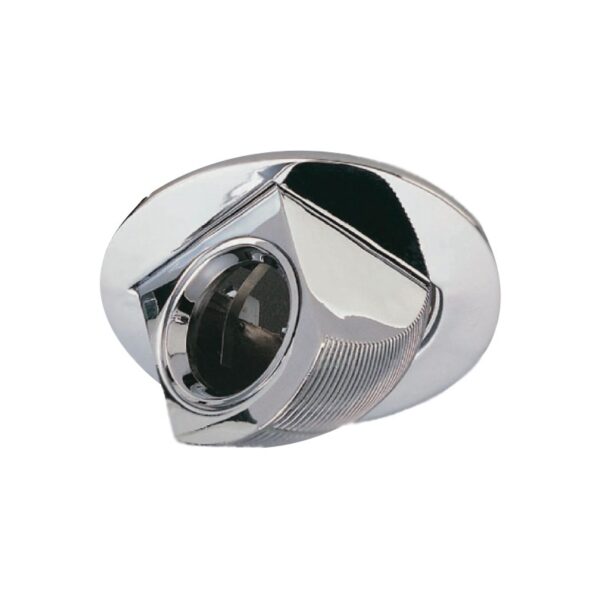 ΣΠΟΤ ΧΩΝΕΥΤΟ ΣΤΡΟΓΓΥΛΟ ΚΙΝΗΤΟ ΑΛΟΥΜΙΝΙΟ ΧΡΩΜΙΟ ΣΥΜΒΑΤΙΚΟ 1xMR16 IP20 Φ80x124mm