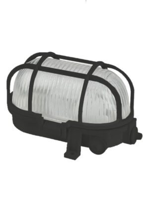 ΑΠΛΙΚΑ ΧΕΛΩΝΑ ΕΝΙΣΧΥΜΕΝΟ ΠΛΑΣΤΙΚΟ & ΓΥΑΛΙ ΜΑΥΡΟ ΣΥΜΒΑΤΙΚΟ 1xΕ27 IP44 186x125x105mm