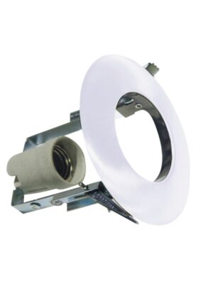 ΣΠΟΤ ΧΩΝΕΥΤΟ ΣΤΡΟΓΓΥΛΟ ΑΤΣΑΛΙ ΑΜΜΩΔΕΣ ΛΕΥΚΟ ΣΥΜΒΑΤΙΚΟ 1xE14  IP20 Φ104x95mm