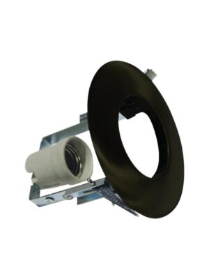 ΣΠΟΤ ΧΩΝΕΥΤΟ ΣΤΡΟΓΓΥΛΟ ΑΤΣΑΛΙ ΑΜΜΩΔΕΣ ΜΑΥΡΟ ΣΥΜΒΑΤΙΚΟ 1xE27  IP20 Φ128x115mm