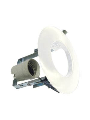 ΣΠΟΤ ΧΩΝΕΥΤΟ ΣΤΡΟΓΓΥΛΟ ΑΤΣΑΛΙ ΑΜΜΩΔΕΣ ΛΕΥΚΟ ΣΥΜΒΑΤΙΚΟ 1xE27  IP20 Φ128x115mm