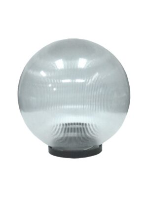 ΠΡΙΣΜΑΤΙΚΗ ΑΚΡΥΛΙΚΗ ΜΠΑΛΑ ΦΩΤΙΣΤΙΚΟ ΜΕ ΓΡΙΦΑ ΔΙΑΦΑΝΗ ΣΥΜΒΑΤΙΚΟ 1xΕ27 IP45 Φ250