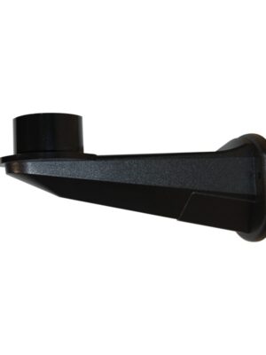 ΒΡΑΧΙΟΝΑΣ ΤΟΙΧΟΥ ΓΙΑ ΜΠΑΛΑ ΦΩΤΙΣΤΙΚΟ PC ΜΑΥΡΟ ΣΥΜΒΑΤΙΚΟ 1xΕ27 267x60x147mm