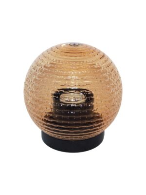 ΠΡΙΣΜΑΤΙΚΗ ΑΚΡΥΛΙΚΗ ΜΠΑΛΑ ΦΩΤΙΣΤΙΚΟ ΜΕ ΒΑΣΗ ΓΙΑ ΚΟΛΩΝΑ ΠΛΑΣΤΙΚΟ ΜΕΛΙ ΣΥΜΒΑΤΙΚΟ 1xΕ27 IP45 150x95x170mm