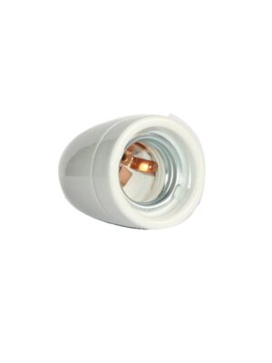 ΝΤΟΥΙ Ε27 1/8  ΠΟΡΣΕΛΑΝΗΣ ΒΑΡΕΟΣ ΤΥΠΟΥ ΛΕΥΚΟ