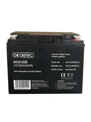 ΜΠΑΤΑΡΙΑ AGM VRLA 12V 20AH/20HR 5,4kg 177X75X165MM