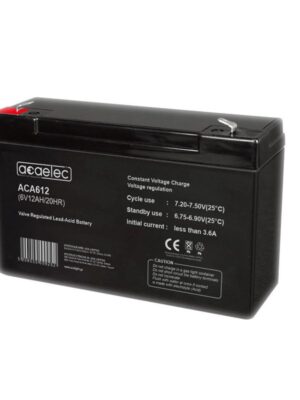 ΜΠΑΤΑΡΙΑ AGM VRLA 6V 12AH/20HR 1,5kg 151X50X100MM
