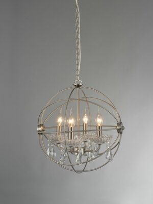 NETTO ΦΩΤΙΣΤΙΚΟ ΚΡΕΜΑΣΤΟ ΣΑΤΕΝ ΝΙΚΕΛΙΟ ΜΕΤΑΛΛΙΚΟ ΣΥΜΒΑΤΙΚΟ 4ΧΕ14 IP20 Φ420Χ1500mm