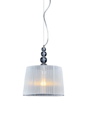 NETTO ΦΩΤΙΣΤΙΚΟ ΚΡΕΜΑΣΤΟ ΧΡΩΜΙΟ ΜΕΤΑΛΛΙΚΟ ΣΥΜΒΑΤΙΚΟ 1ΧΕ27 IP20 Φ340Χ1100mm