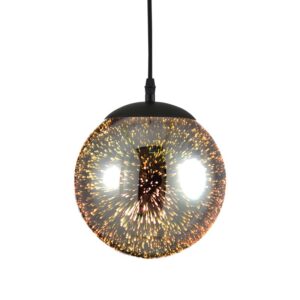 NETTO ΦΩΤΙΣΤΙΚΟ ΚΡΕΜΑΣΤΟ ΧΡΩΜΙΟ ΓΥΑΛΙΝΟ ΣΥΜΒΑΤΙΚΟ 1ΧΕ27 IP20 Φ200Χ1500mm