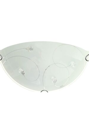 ANYA-ΦΩΤΙΣΤΙΚΟ ΕΠΙΤΟΙΧΟ/ΟΡΟΦΗΣ ΔΙΑΦΑΝΟ ΚΡΥΣΤΑΛΛΙΝΟ ΣΥΜΒΑΤΙΚΟ 1ΧΕ27 IP20 Φ30CM