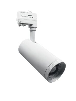 ΛΩΡΙΔΑ LED COB ΦΩΤΙΣΤΙΚΟ ΡΑΓΑΣ AIMY 30W 3000K 3-PH 25-50° 3150LM 230V AC Ra80 ΛΕΥΚΟ