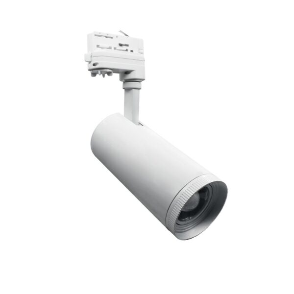 ΛΩΡΙΔΑ LED COB ΦΩΤΙΣΤΙΚΟ ΡΑΓΑΣ AIMY 30W 4000K 2 ΚΑΛΩΔΙΑ 25-50° 3100LM 230V AC Ra80 ΛΕΥΚΟ