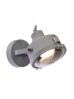 NETTO ΦΩΤΙΣΤΙΚΟ ΕΠΙΤΟΙΧΟ ΓΚΡΙ ΜΕΤΑΛΛΙΚΟ ΣΥΜΒΑΤΙΚΟ 1ΧGU10 Φ90Χ192mm