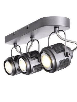 NETTO ΦΩΤΙΣΤΙΚΟ ΟΡΟΦΗΣ ΑΝΘΡΑΚΙ ΜΕΤΑΛΛΙΚΟ ΣΥΜΒΑΤΙΚΟ 3ΧG10 IP20 390Χ155mm