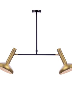 NETTO ΦΩΤΙΣΤΙΚΟ ΚΡΕΜΑΣΤΟ ΣΑΤΙΝΕ ΟΡΕΙΧΑΛΚΙΝΟ ΜΕΤΑΛΛΙΚΟ ΣΥΜΒΑΤΙΚΟ 2ΧΕ27 IP20 694Χ640mm