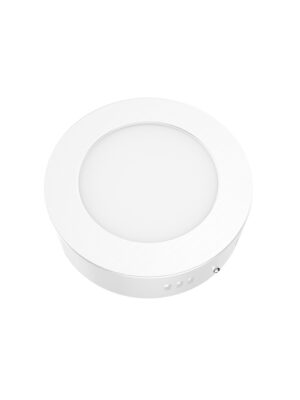 LED SLIM PANEL WHITE ROUND CEIL. 6W 4000K 470LM Φ117 230V AC Ra80