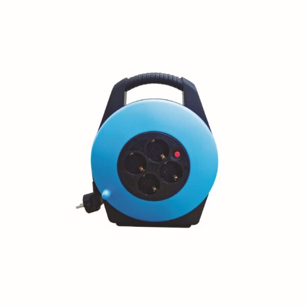 ΣΤΡΟΦΕΙΟ ΚΑΛΩΔΙΟΥ ΠΛΑΣΤΙΚΟ ΚΛΕΙΣΤΟΥ ΤΥΠΟΥ H05VV-F 3X1.5MM2 IP20 10M ΜΠΛΕ & ΜΑΥΡΟ