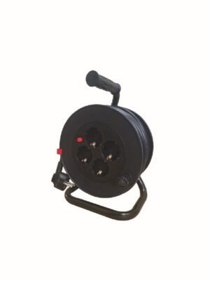 ΣΤΡΟΦΕΙΟ ΚΑΛΩΔΙΟΥ ΠΛΑΣΤΙΚΟ ΑΝΟΙΧΤΟΥ ΤΥΠΟΥ H05VV-F 3X1.5MM2 IP20 15M ΜΑΥΡΟ