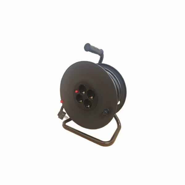 ΣΤΡΟΦΕΙΟ ΚΑΛΩΔΙΟΥ ΠΛΑΣΤΙΚΟ ΑΝΟΙΧΤΟΥ ΤΥΠΟΥ H05VV-F 3X1.5MM2 IP20 50M ΜΑΥΡΟ