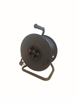 ΣΤΡΟΦΕΙΟ ΚΑΛΩΔΙΟΥ ΠΛΑΣΤΙΚΟ ΑΝΟΙΧΤΟΥ ΤΥΠΟΥ H05VV-F 3X2.5MM2 IP20 25M ΜΑΥΡΟ