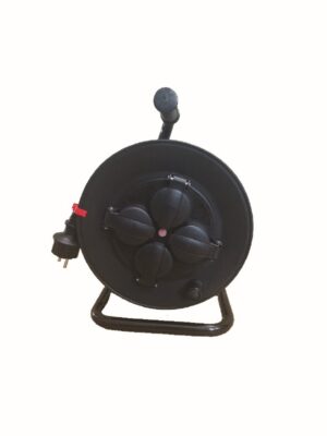 ΣΤΡΟΦΕΙΟ ΚΑΛΩΔΙΟΥ ΠΛΑΣΤΙΚΟ ΑΝΟΙΧΤΟΥ ΤΥΠΟΥ H05RR-F 3X1.5MM2 IP44 50M ΜΑΥΡΟ