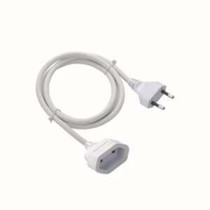 ΠΡΟΕΚΤΑΣΗ ΛΕΥΚΗ ΚΑΛΩΔΙΟΥ 10Α H05VV-F 2X1MM2 IP20 2m