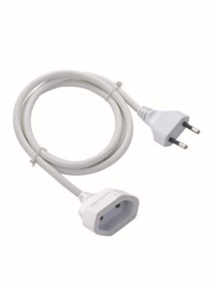 ΠΡΟΕΚΤΑΣΗ ΛΕΥΚΗ ΚΑΛΩΔΙΟΥ 10Α H05VV-F 2X1MM2 IP20 5m