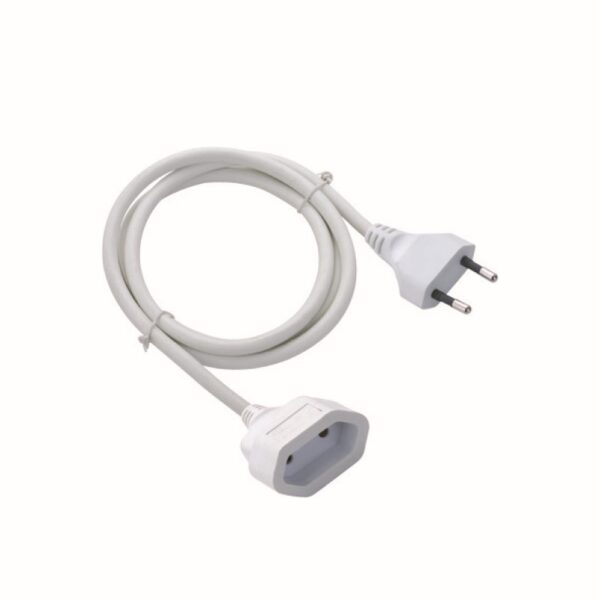 ΠΡΟΕΚΤΑΣΗ ΛΕΥΚΗ ΚΑΛΩΔΙΟΥ 10Α H05VV-F 2X1MM2 IP20 5m