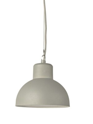 ΓΚΡΙ ΚΡΕΜΑΣΤΟ ΦΩΤΙΣΤΙΚΟ BERO 1XE27 MAX.10W LED IP44 ΜΕ ΟΠΑΛ PC ΚΑΛΥΜΜΑ