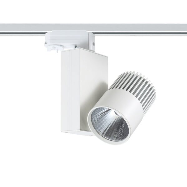 WHITE LED COB ΦΩΤΙΣΤΙΚΟ ΡΑΓΑΣ 15W 3000K 4 ΣΥΡΜΑΤΑ 36° 1100LM 230V AC Ra80