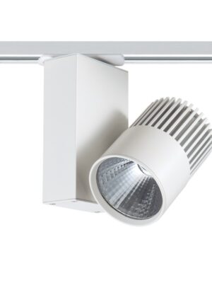 WHITE LED COB ΦΩΤΙΣΤΙΚΟ ΡΑΓΑΣ 15W 4000K 2ΣΥΡΜΑΤΑ 36° 1150LM 230V AC Ra80