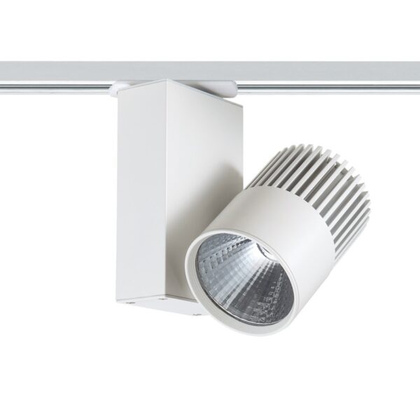 WHITE LED COB ΦΩΤΙΣΤΙΚΟ ΡΑΓΑΣ 15W 4000K 2ΣΥΡΜΑΤΑ 36° 1150LM 230V AC Ra80