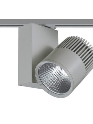 GREY LED TRACK LIGHT 30W 4000K 2WIRES 36° 2250LM 230V Ra80