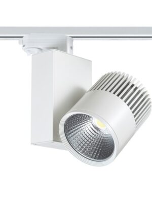 WHITE LED COB ΦΩΤΙΣΤΙΚΟ ΡΑΓΑΣ 30W 4000K 4 ΣΥΡΜΑΤΑ 36° 2250LM 230V AC Ra80