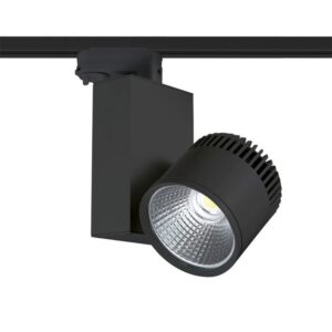 BLACK LED COB ΦΩΤΙΣΤΙΚΟ ΡΑΓΑΣ 45W 3000K 4 ΣΥΡΜΑΤΑ 36° 3200LM 230V AC Ra80