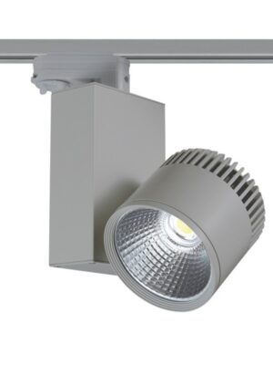 GREY LED COB ΦΩΤΙΣΤΙΚΟ ΡΑΓΑΣ 45W 3000K 4 ΣΥΡΜΑΤΑ 36° 3200LM 230V AC Ra80