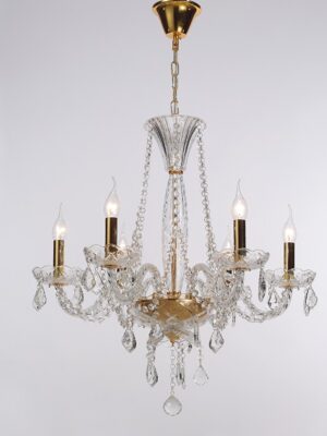 NETTO ΦΩΤΙΣΤΙΚΟ ΚΡΕΜΑΣΤΟ ΓΥΑΛΙΣΤΟ ΧΡΥΣΟ ΜΕΤΑΛΛΙΚΟ ΣΥΜΒΑΤΙΚΟ 6ΧΕ14 IP20 Φ640Χ1600mm