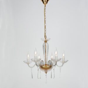 NETTO ΦΩΤΙΣΤΙΚΟ ΚΡΕΜΑΣΤΟ ΓΥΑΛΙΣΤΕΡΟ ΧΡΥΣΟ ΜΕΤΑΛΛΙΚΟ ΣΥΜΒΑΤΙΚΟ 6ΧΕ14 IP20 Φ600Χ1780mm